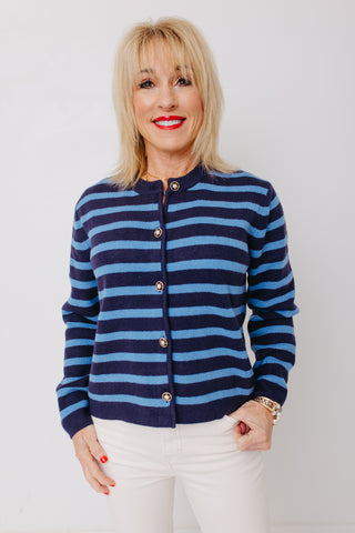 On Board Button Cardigan