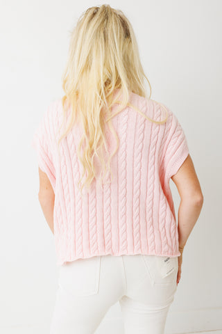 Whimsy Sweater Top, BLUSH