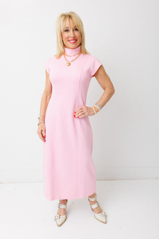 Rich Resort Midi Dress, PINK