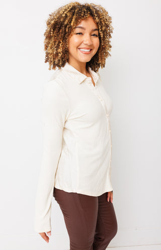 One Time Chic Top, CREAM