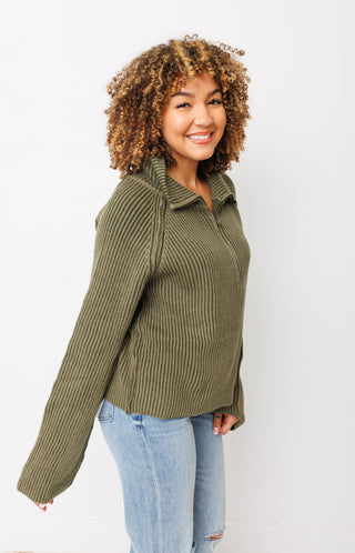 Harvest Hues Sweater, SAGE