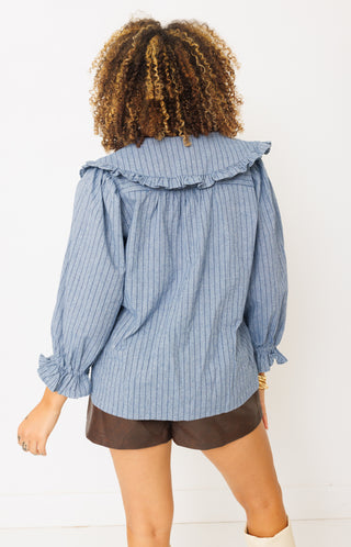 Always Lovely Blouse, CHAMBRAY