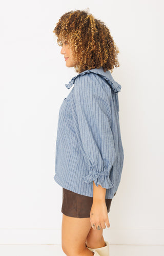 Always Lovely Blouse, CHAMBRAY