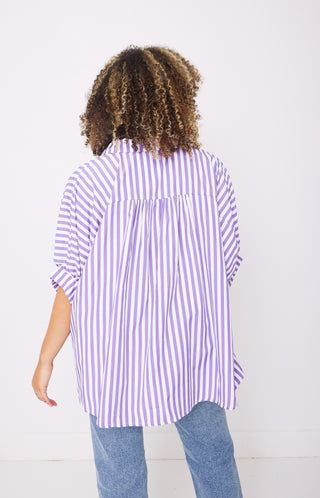 Dream Weaver Shirt, PURPLE/WHITE