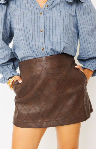 Maya Skort, BROWN