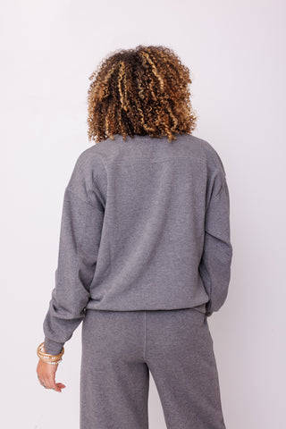 Errand Run Sweatshirt, DARK HEATHER GREY