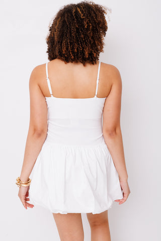 Just A Girl Dress, WHITE