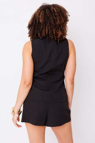 Girl Boss Vest, BLACK