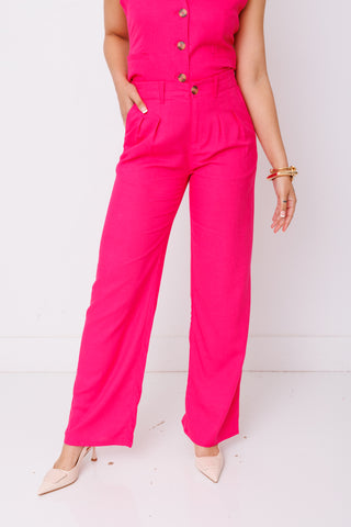 Fashionista Pants, FUCHSIA