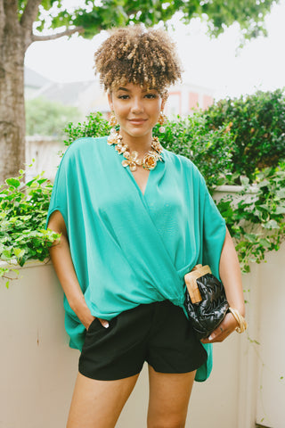 Daily Luxe Top, GREEN