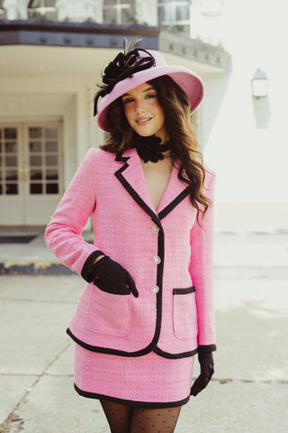 Emily In Paris Blazer, PINK/BLACK