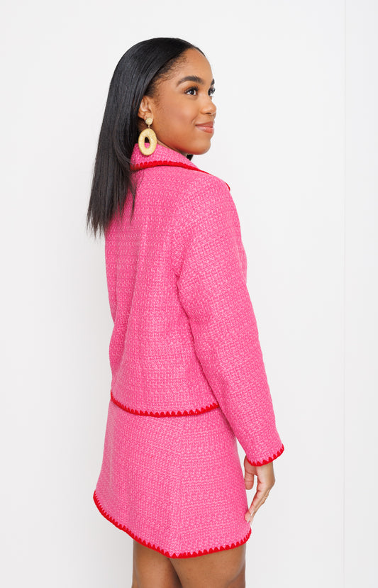 So Fab Jacket, FUCHSIA/RED