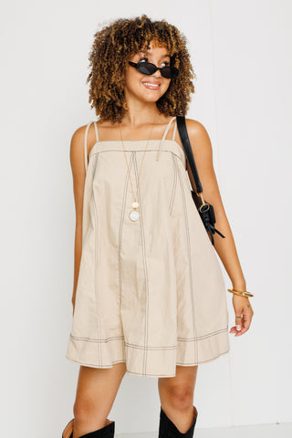 The Westwood Mini Dress, TAUPE