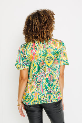 THML: Mind Game Blouse, GREEN