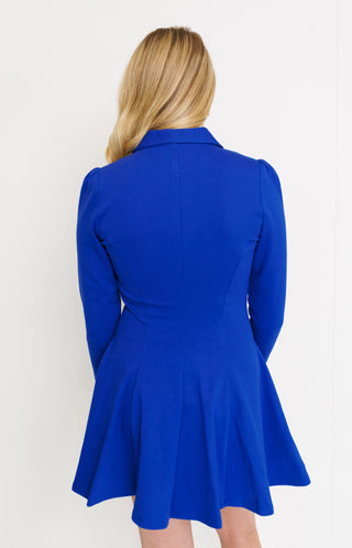 Classy Lady Suit Dress, COBALT