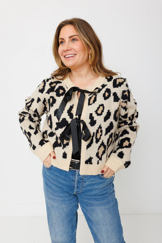 Something Sweet Cardigan, BEIGE/BLACK