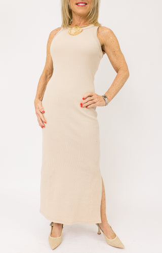 Look Pretty Midi Dress, TAUPE