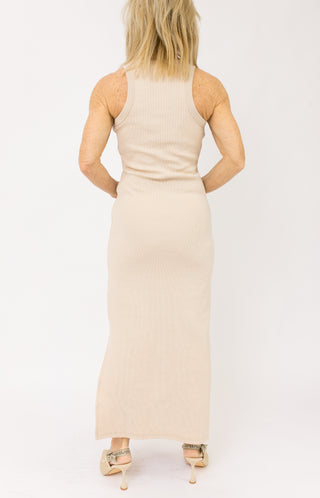 Look Pretty Midi Dress, TAUPE