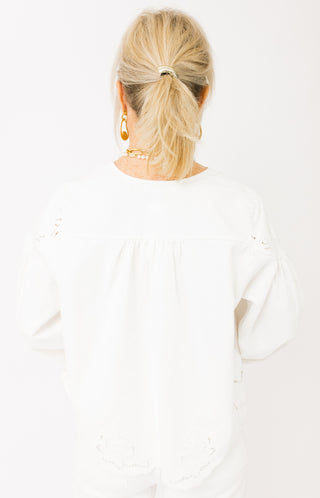 In Plain Sight Top, OFF WHITE