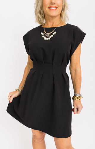 Boardroom Babe Dress, BLACK