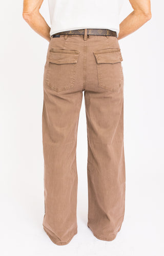 KUT: Meg Wide Leg Pant, FUDGE