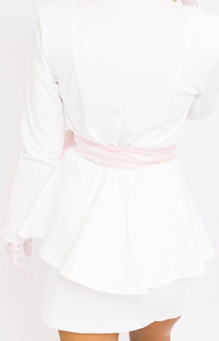 Miss Bossy Skirt, WHITE