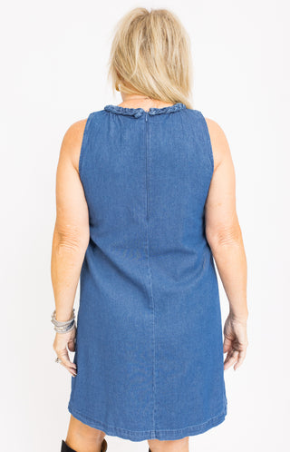 Born To Slay Dress, DENIM