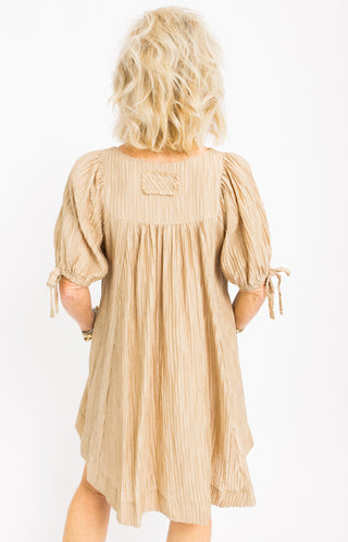 Alia Midi Dress, LIGHT MOCHA