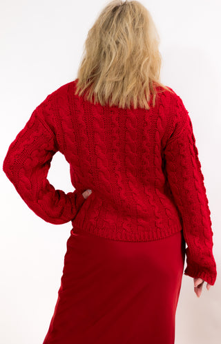 ZSUPPLY: Tied To You Sweater, HAUTE RED