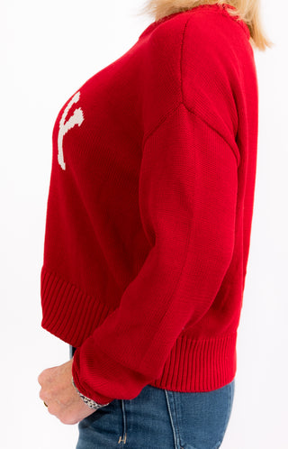 ZSUPPLY: So Merry Sweater, HAUTE RED