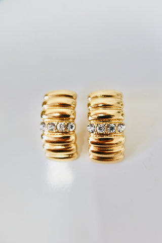 Swagger Earrings, GOLD