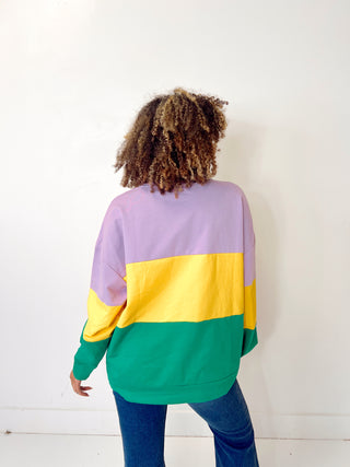 Mardi Gras Sweater