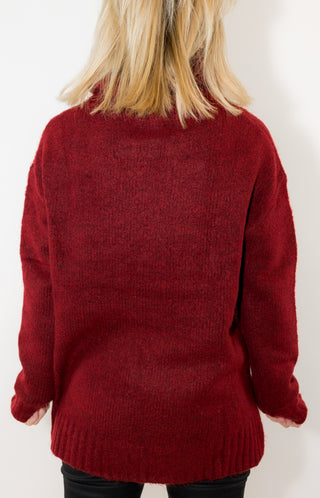 Charmed Life Sweater, BURGUNDY