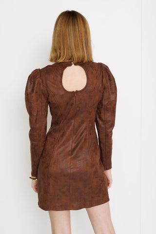 Chic Empire Dress, MOCHA