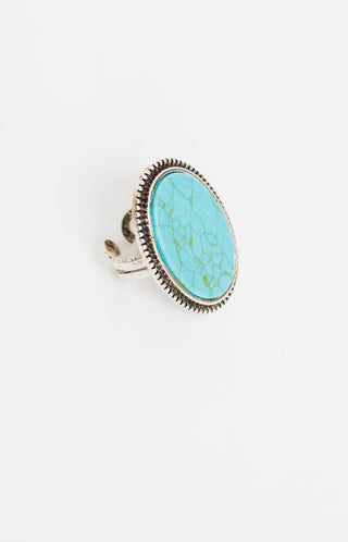 Avanti Oval Ring, TURQUOISE - HerringStones