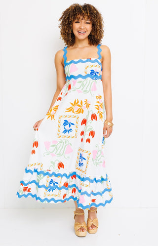 Beautiful Day Midi Dress, BLUE - HerringStones