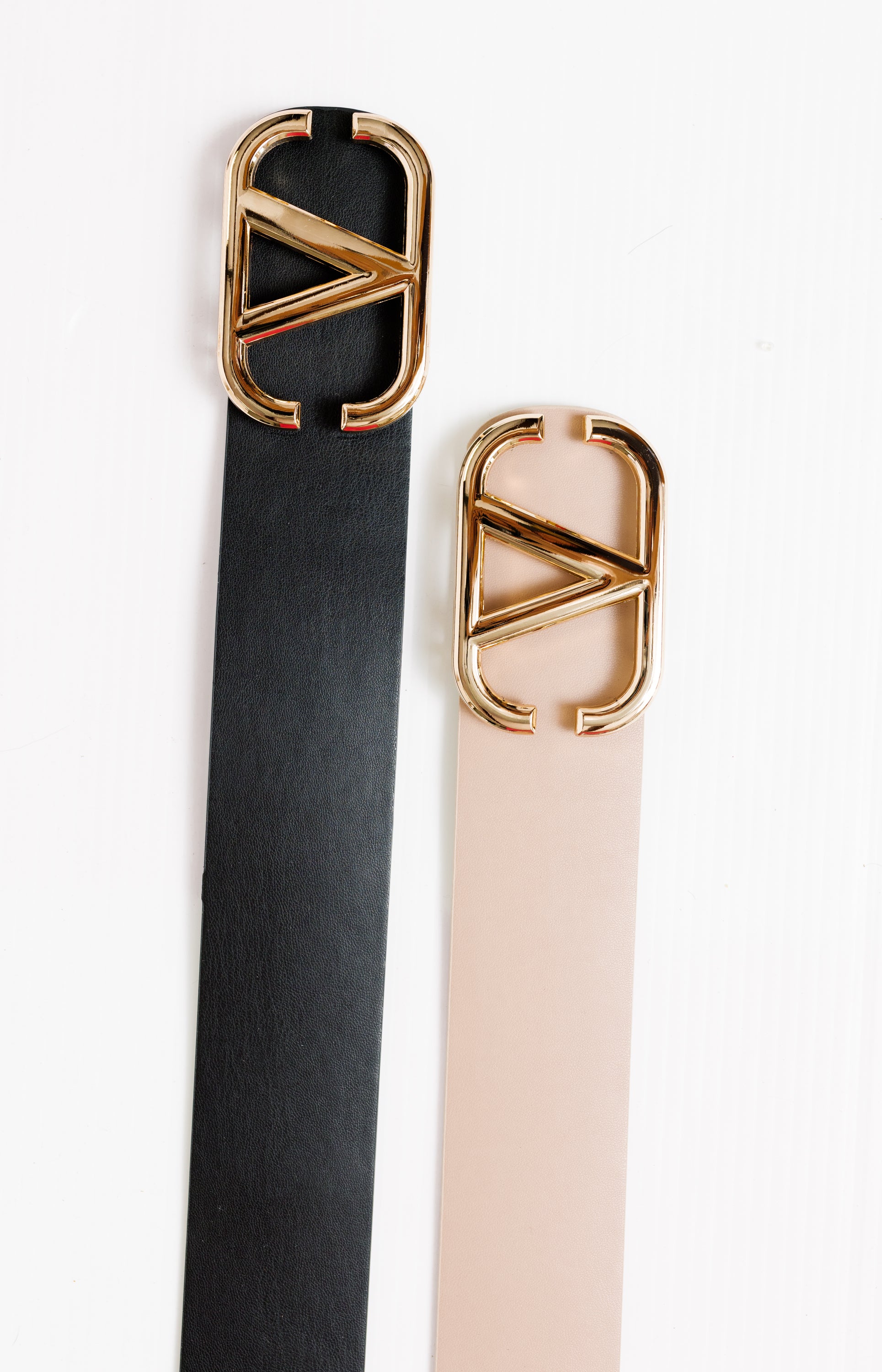 BKE Reversible Double Circle Belt - Women's Belts in Gold Taupe Black