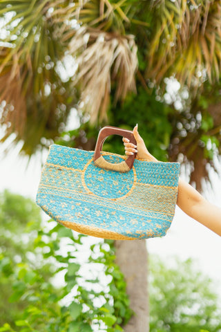 Best Vacay Handbag, TURQUOISE - HerringStones