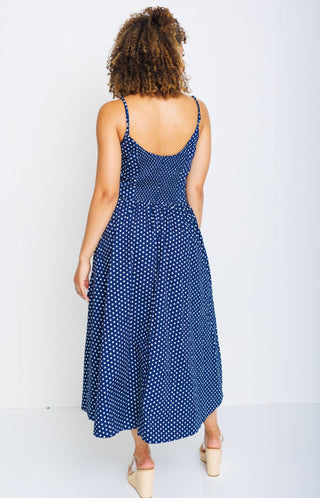 Endless Moment Midi Dress, NAVY - HerringStones