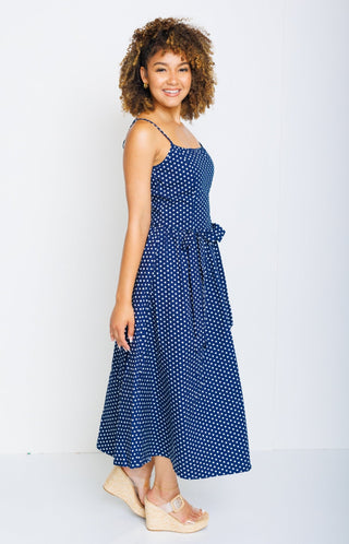 Endless Moment Midi Dress, NAVY - HerringStones