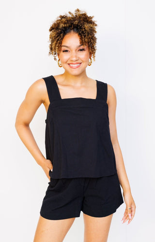 Lynette Top, BLACK - HerringStones