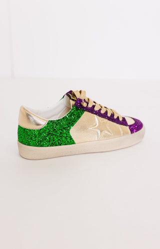 Skylar Sneaker, GOLD/GREEN Flats - 80F