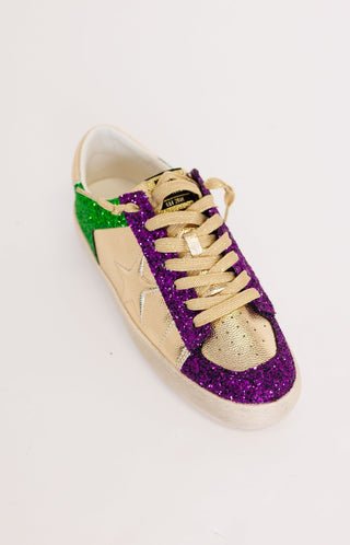 Skylar Sneaker, GOLD/GREEN Flats - 80F