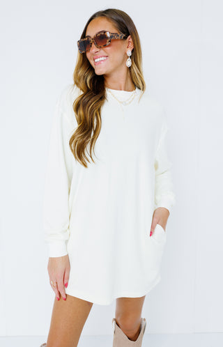 Snowfall Sweater Dress, CREAM Dresses Under $100 - 26