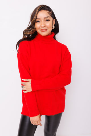 Park Avenue Sweater, RED