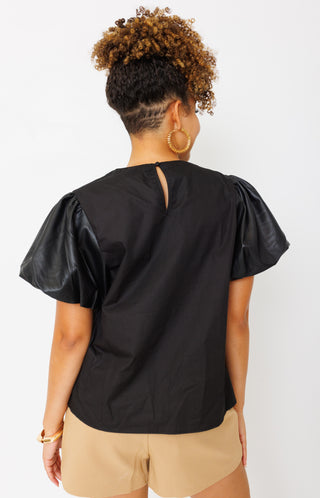 THML: Monica Shirt, BLACK