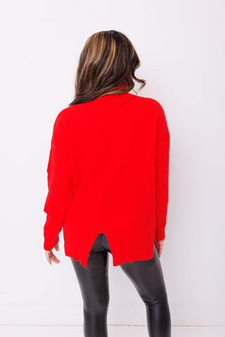 Park Avenue Sweater, RED