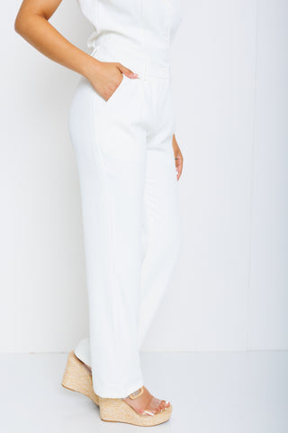 Act Right Trousers, WHITE