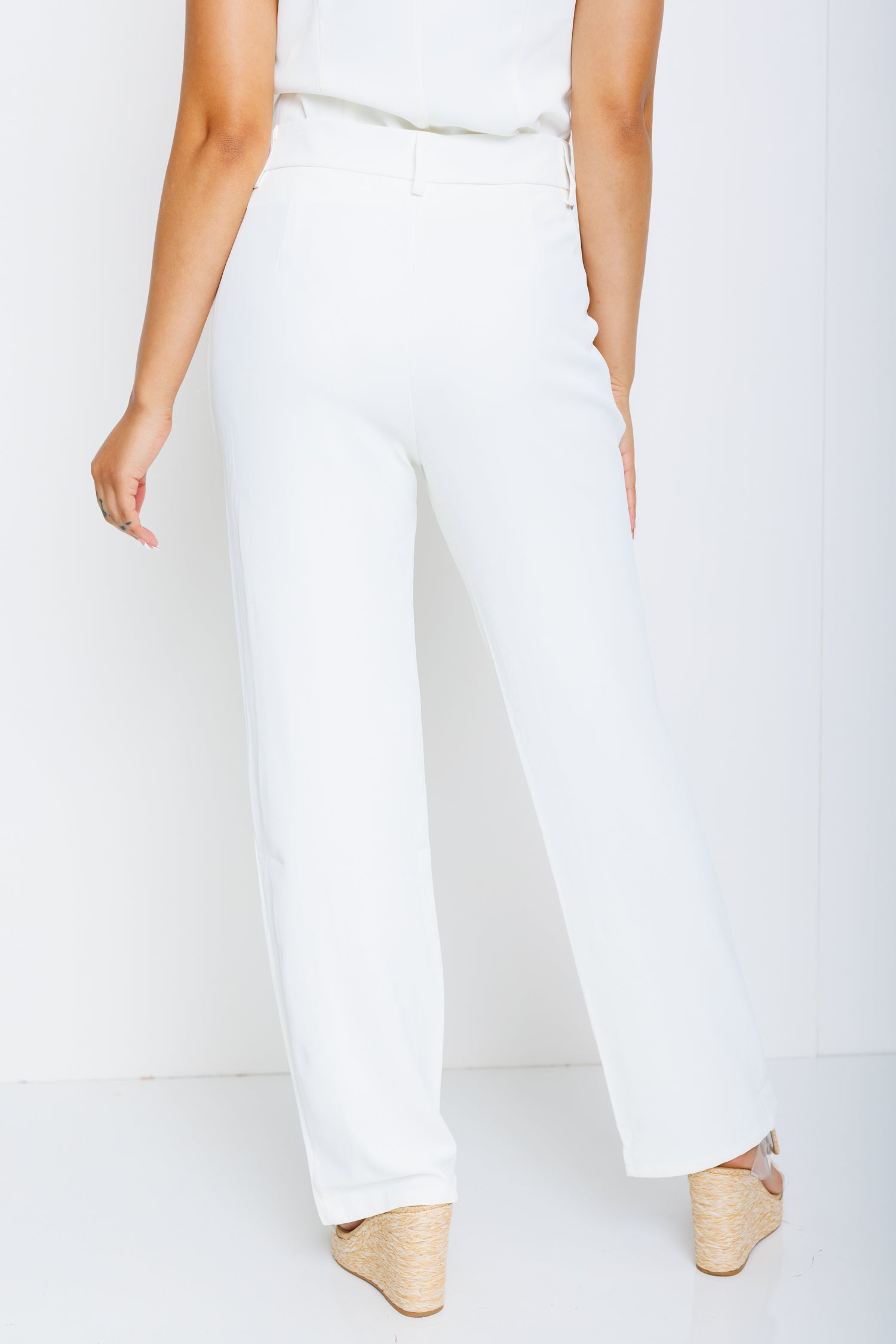 Act Right Trousers, WHITE