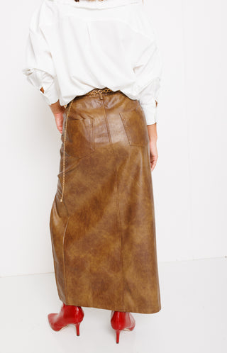 Lost In You Skirt, BROWN